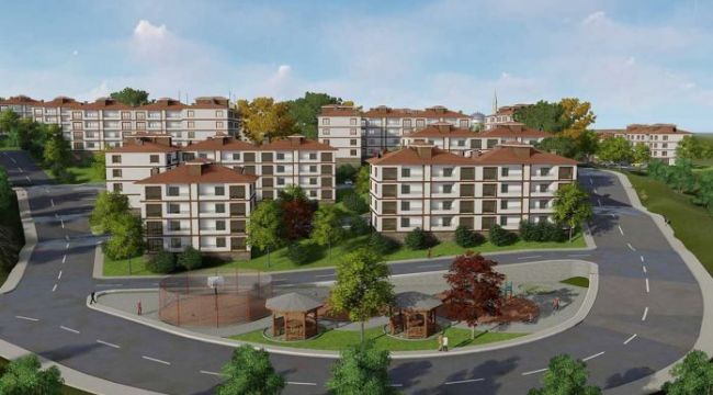 TOKİ’den 348 liradan başlayan taksitlerle konutlar..