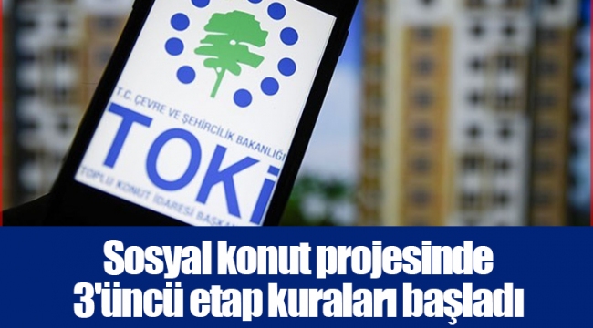 Sosyal konut projesinde 3'üncü etap kuraları başladı