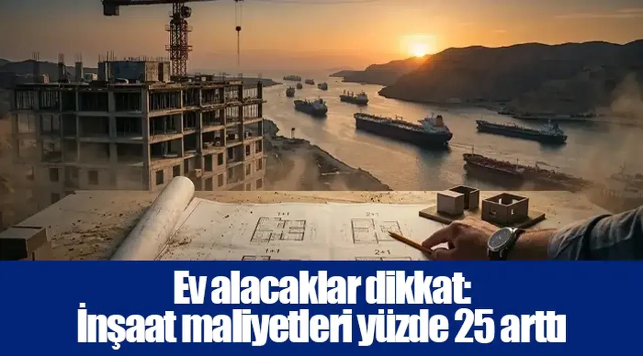 Ev alacaklar dikkat: İnşaat maliyetleri yüzde 25 arttı