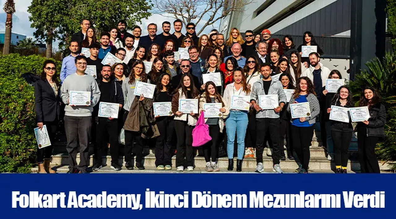Folkart Academy, İkinci Dönem Mezunlarını Verdi