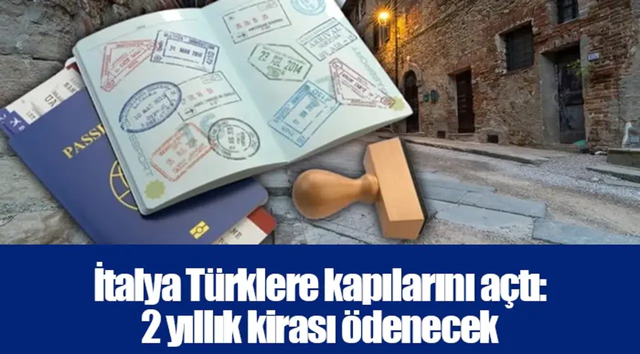 İtalya Türklere kapılarını açtı: 2 yıllık kirası ödenecek