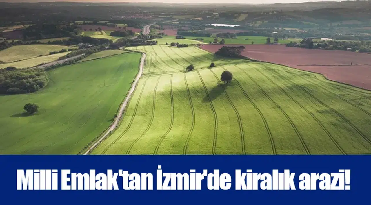 Milli Emlak'tan İzmir'de kiralık arazi!