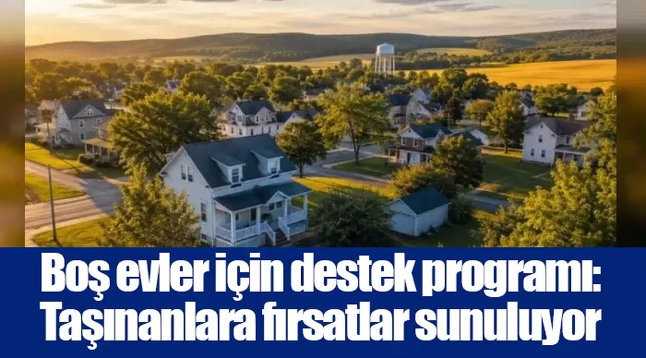 Boş evler için destek programı: Taşınanlara fırsatlar sunuluyor