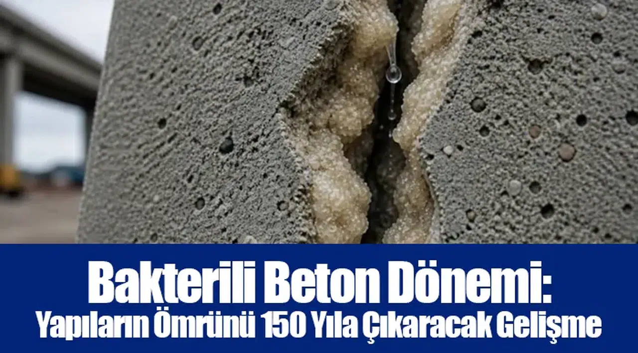 Bakterili Beton Dönemi: Yapıların Ömrünü 150 Yıla Çıkaracak Gelişme