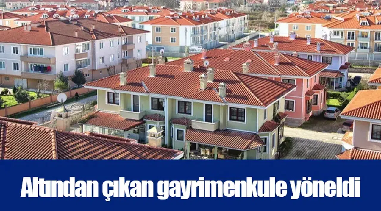 Altından çıkan gayrimenkule yöneldi