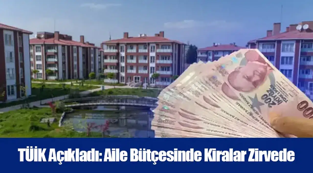 TÜİK Açıkladı: Aile Bütçesinde Kiralar Zirvede