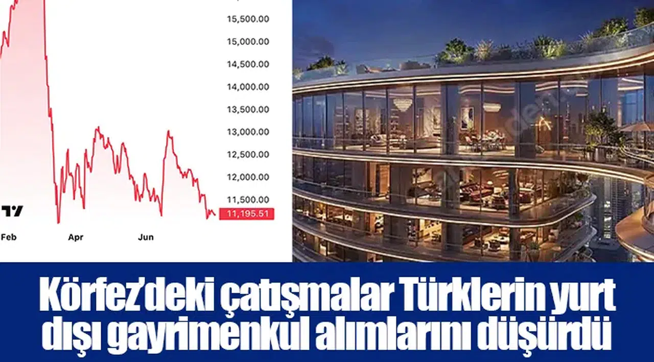Körfez’deki çatışmalar Türklerin yurt dışı gayrimenkul alımlarını düşürdü