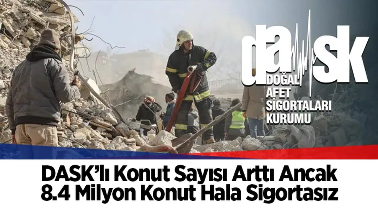 DASK’lı Konut Sayısı Arttı Ancak 8.4 Milyon Konut Hala Sigortasız