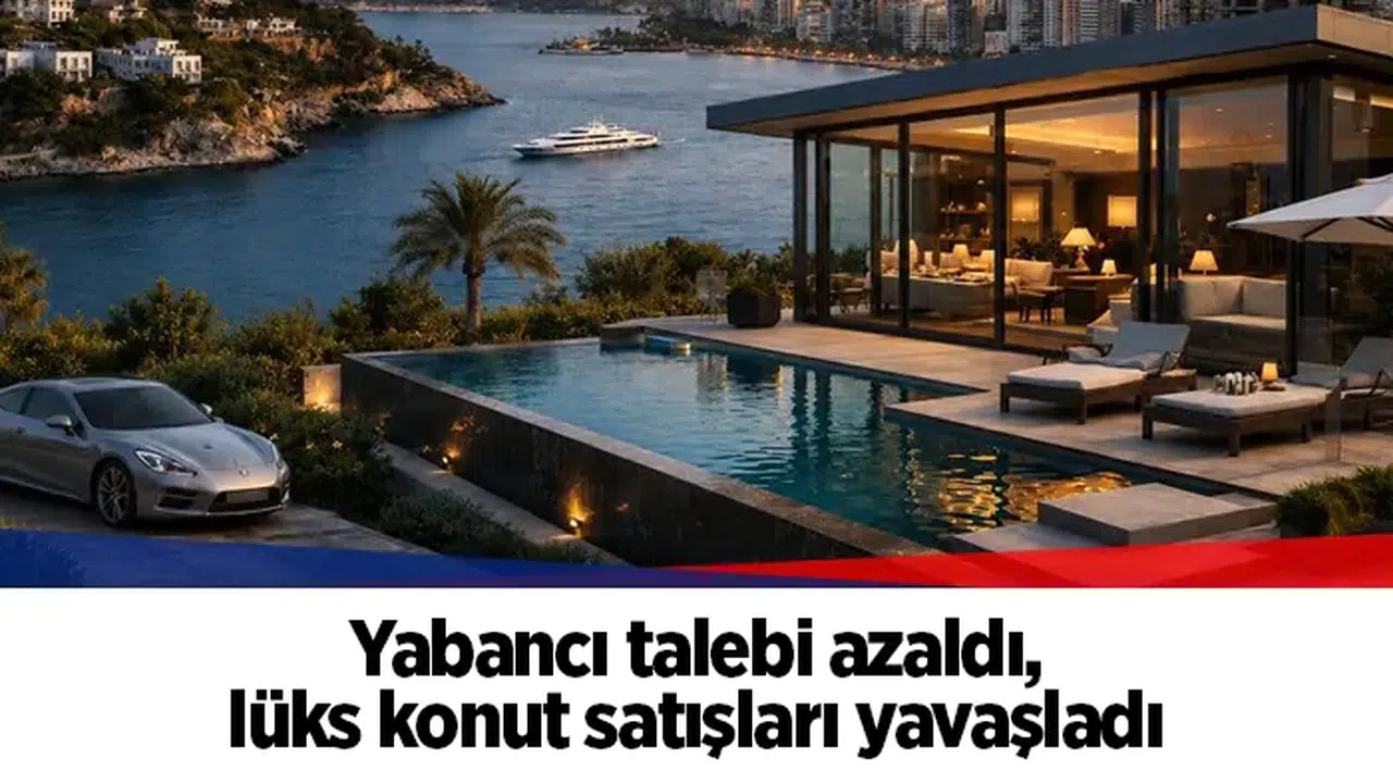 Yabancı talebi azaldı, lüks konut satışları yavaşladı