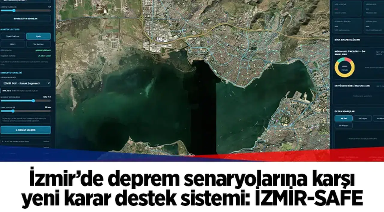 İzmir’de deprem senaryolarına karşı yeni karar destek sistemi: İZMİR-SAFE