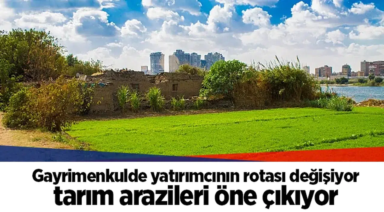 Gayrimenkulde yatırımcının rotası değişiyor tarım arazileri öne çıkıyor