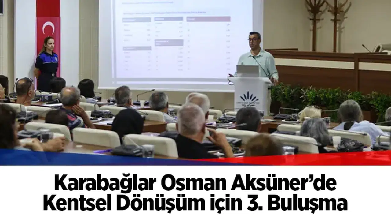 Karabağlar Osman Aksüner’de Kentsel Dönüşüm için 3. Buluşma