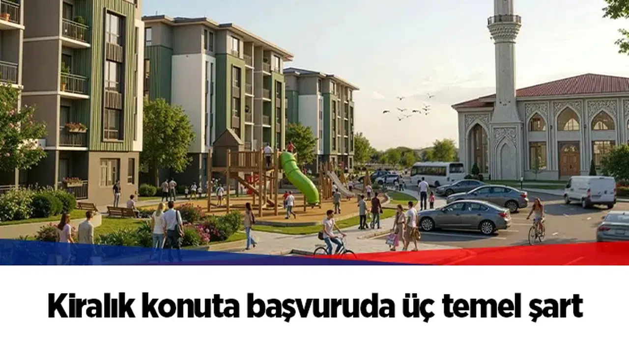 Kiralık konuta başvuruda üç temel şart