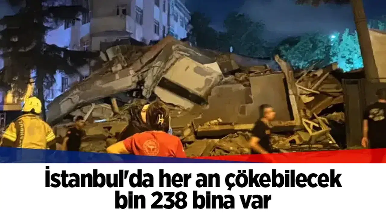 İstanbul'da her an çökebilecek bin 238 bina var