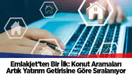Emlakjet’ten Bir İlk: Konut Aramaları Artık Yatırım Getirisine Göre Sıralanıyor