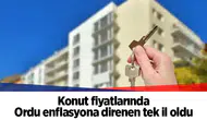 Konut fiyatlarında Ordu enflasyona direnen tek il oldu