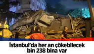 İstanbul'da her an çökebilecek bin 238 bina var