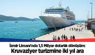 İzmir Limanı'nda 1,5 Milyar dolarlık dönüşüm: Kruvaziyer turizmine iki yıl ara