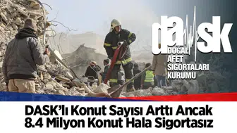 DASK’lı Konut Sayısı Arttı Ancak 8.4 Milyon Konut Hala Sigortasız
