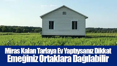 Miras Kalan Tarlaya Ev Yaptıysanız Dikkat: Emeğiniz Ortaklara Dağılabilir