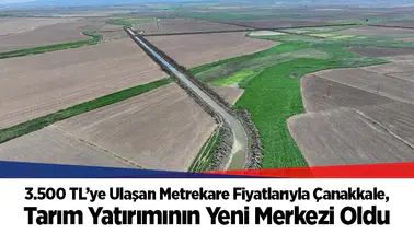 3.500 TL’ye Ulaşan Metrekare Fiyatlarıyla Çanakkale, Tarım Yatırımının Yeni Merkezi Oldu