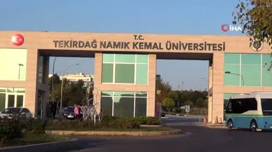 Tekirdağ'da üniversitenin depremde hasar gören binası boşaltıldı