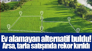 Ev alamayan alternatif buldu! Arsa, tarla satışında rekor kırıldı