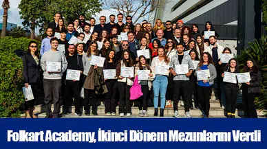 Folkart Academy, İkinci Dönem Mezunlarını Verdi