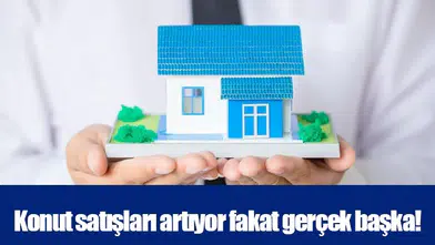 Konut satışları artıyor fakat gerçek başka!
