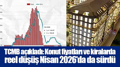 TCMB açıkladı: Konut fiyatları ve kiralarda reel düşüş Nisan 2026'da da sürdü