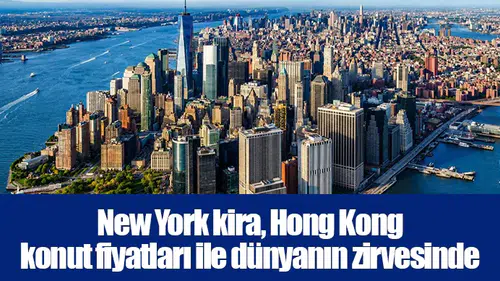 New York kira, Hong Kong konut fiyatları ile dünyanın zirvesinde