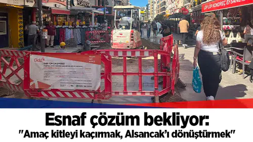 Esnaf çözüm bekliyor: "Amaç kitleyi kaçırmak, Alsancak’ı dönüştürmek"
