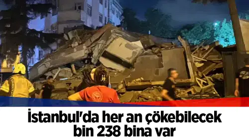 İstanbul'da her an çökebilecek bin 238 bina var
