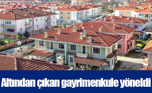 Altından çıkan gayrimenkule yöneldi