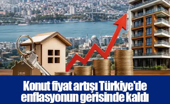 Konut fiyat artışı Türkiye'de enflasyonun gerisinde kaldı