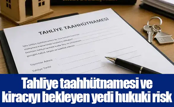 Tahliye taahhütnamesi ve kiracıyı bekleyen yedi hukuki risk
