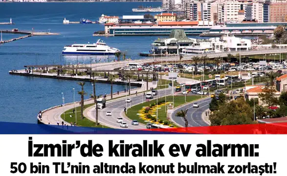 İzmir’de kiralık ev alarmı: 50 bin TL’nin altında konut bulmak zorlaştı!