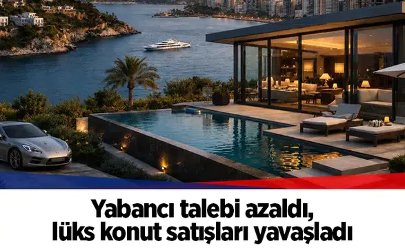 Yabancı talebi azaldı, lüks konut satışları yavaşladı