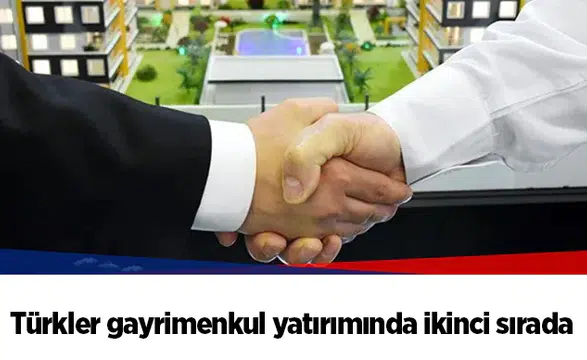 Türkler gayrimenkul yatırımında ikinci sırada