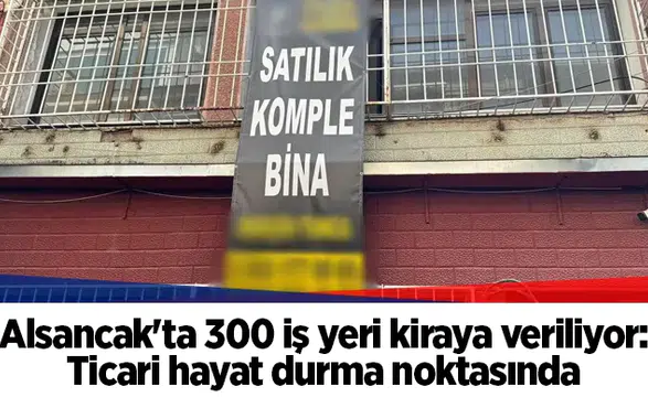Alsancak'ta 300 iş yeri kiraya veriliyor: Ticari hayat durma noktasında