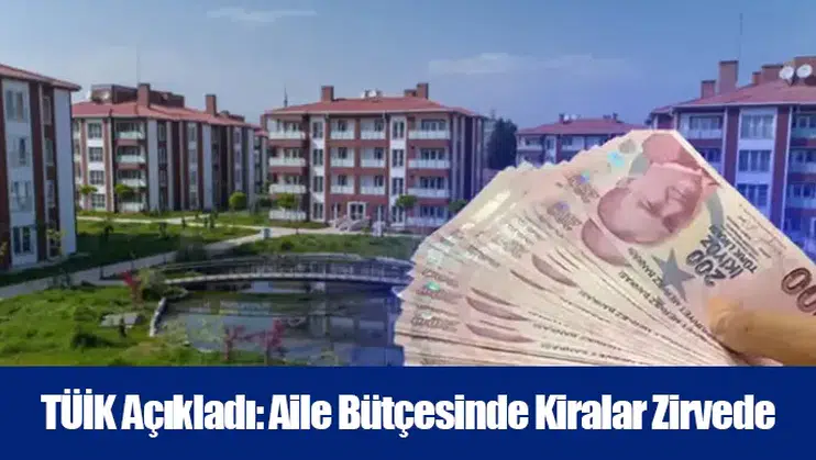 TÜİK Açıkladı: Aile Bütçesinde Kiralar Zirvede