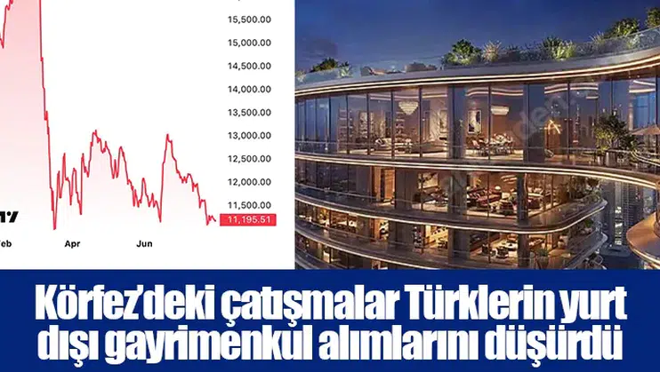 Körfez’deki çatışmalar Türklerin yurt dışı gayrimenkul alımlarını düşürdü