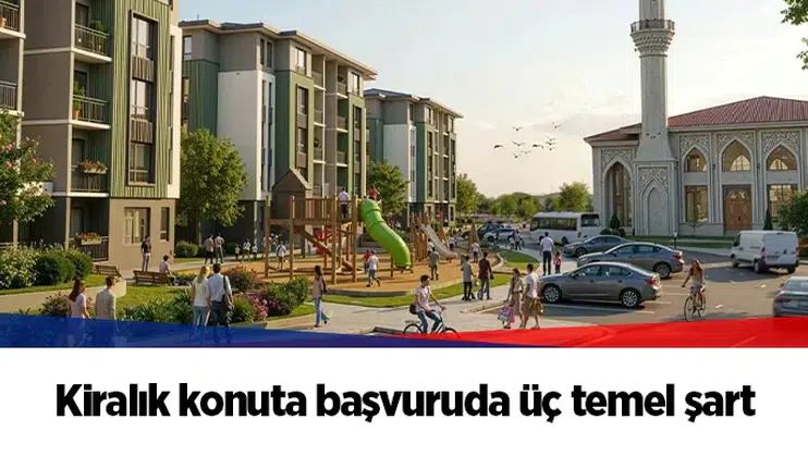 Kiralık konuta başvuruda üç temel şart