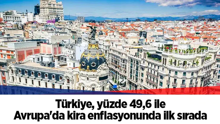 Türkiye, yüzde 49,6 ile Avrupa'da kira enflasyonunda ilk sırada