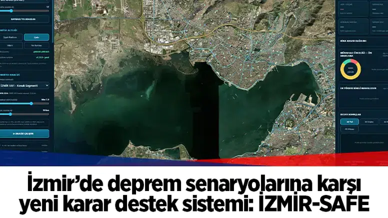 İzmir’de deprem senaryolarına karşı yeni karar destek sistemi: İZMİR-SAFE
