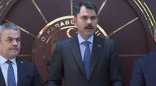 Bakan Kurum&#039;dan emekliye 500 konut müjdesi