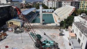 48 yıllık Alsancak Atatürk Yüzme Havuzu, inşaat kurbanı oldu!