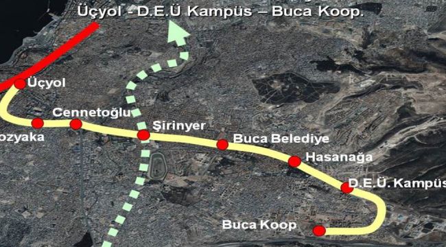 Buca Metrosunun Başlayacağı ve Biteceği Tarih Belli Oldu