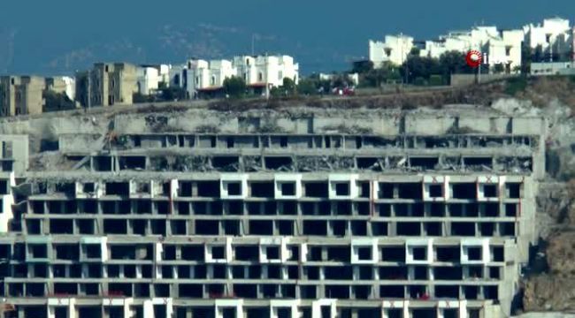 Bodrum'da kaçak milyon dolarlık yıkımlar devam ediyor