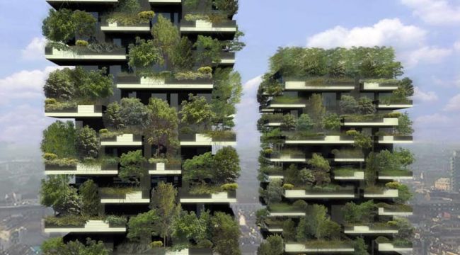 Dünyanın ilk orman apartmanı Milano’da